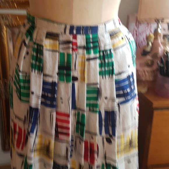 1980s a-line Skirt - Picture 3 of 7
